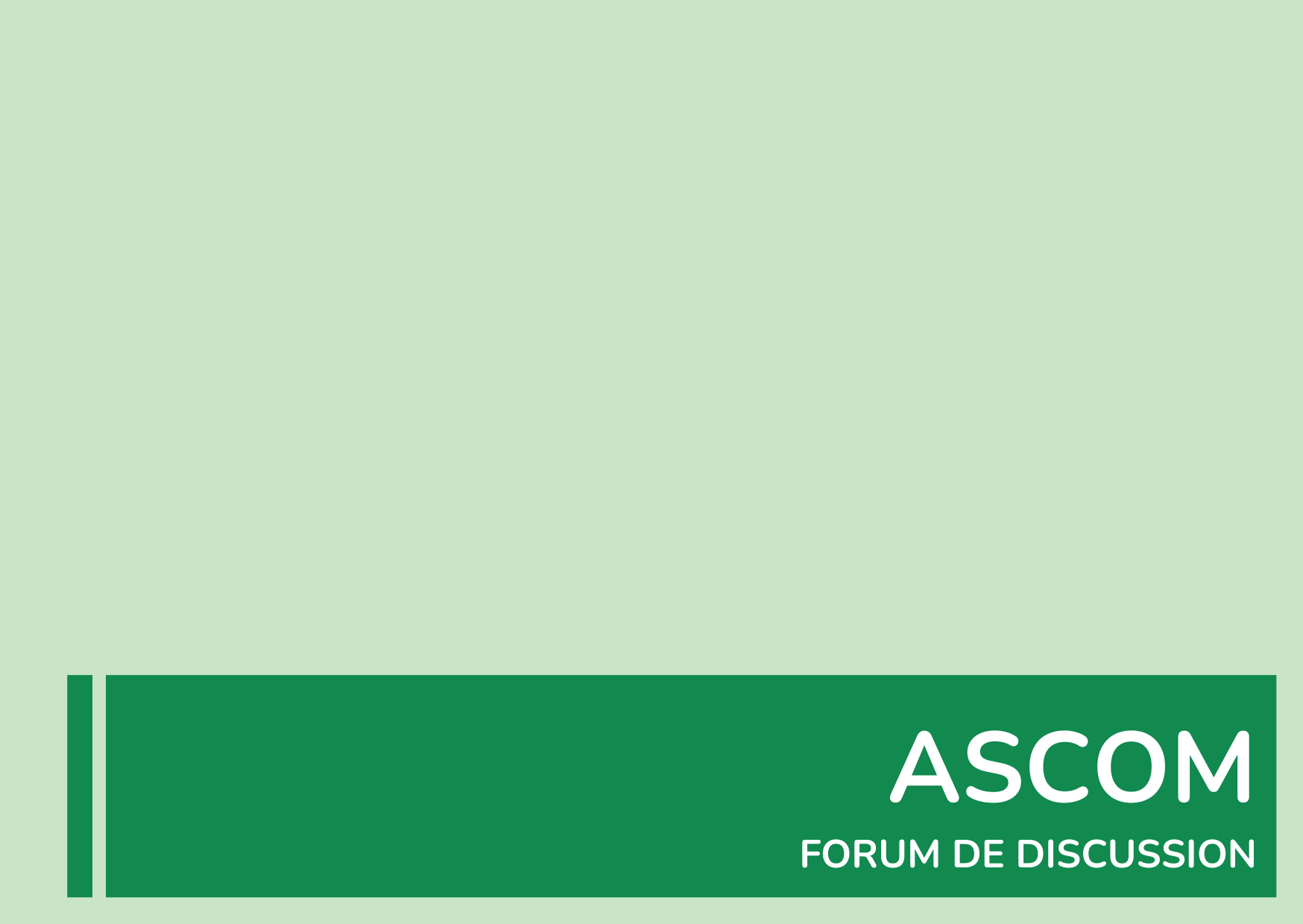 Forum de Discussion Formation ASCOM