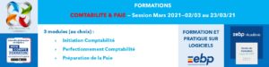 AT FORMATION - COMPTABILITE PAIE MON COMPTE FORMATION CPF SESSION MARS 2021 A DISTANCE